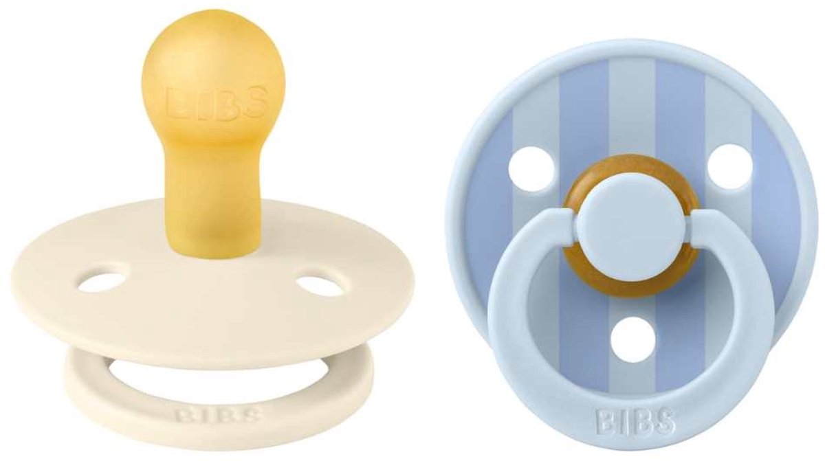 Bibs studio babyblå støvet blå 6-18 måneder 2 stk sut 12022103