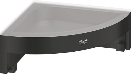Grohe quickfix start cube hjørnebrusebakke - mat sort
