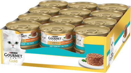 Gourmet guld tårn - våd kattefoder - tun - 24 x 85 g
