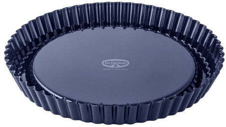 Dr. oetker - quiche-kagedåse 'back-liebe emalje' - 24 cm - syre- og ridsefast