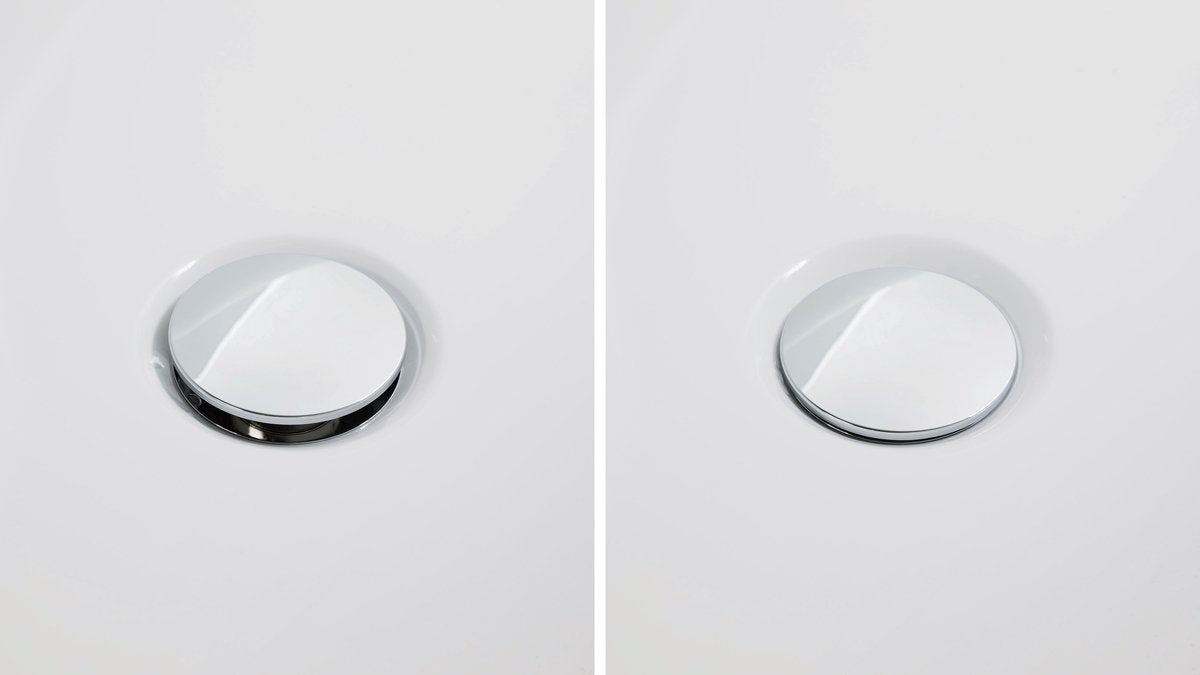Duravit d code badeafløb og overløbskombination med afløb til bad 180cm inkl. centerafløb