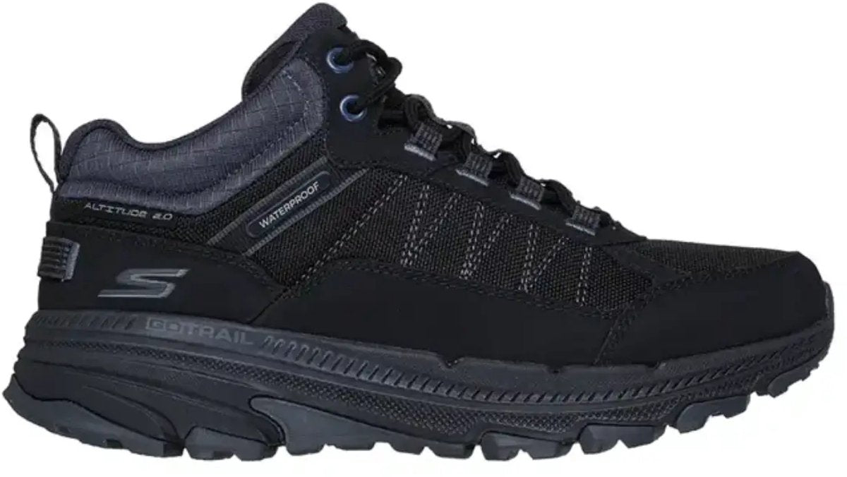 Skechers go run trail højde 2.0 - c - vandresko til kvinder - sorte
