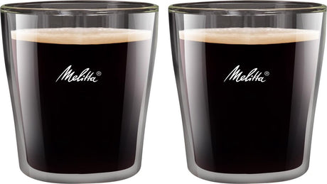 Melitta dobbeltvæggede espressoglas (sæt 2 stk.)