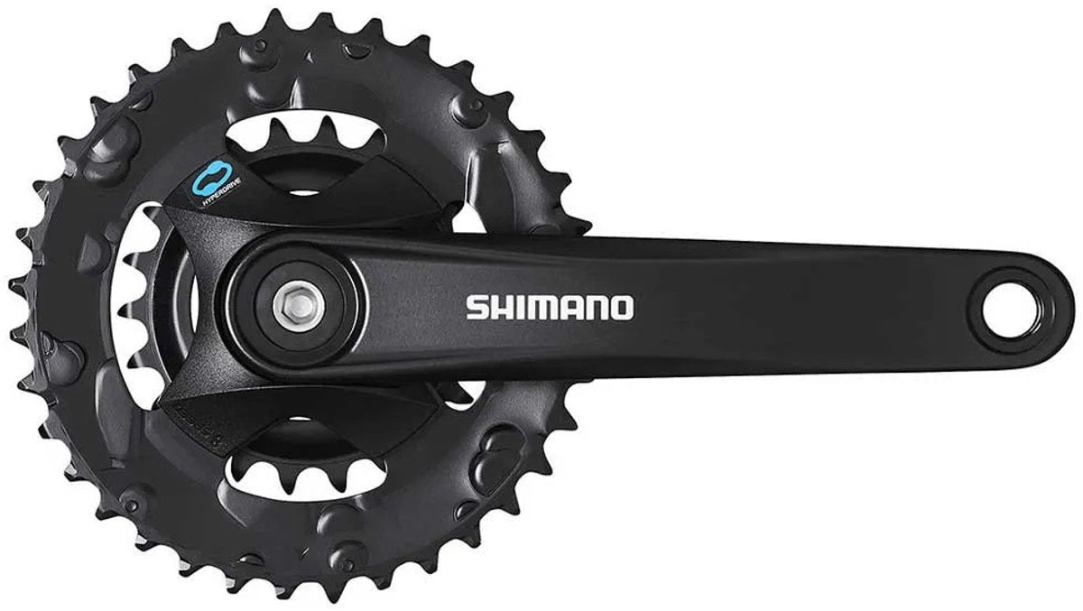 Shimano kranksæt altus m315-b2 36-22t 7 8s 175 mm sort
