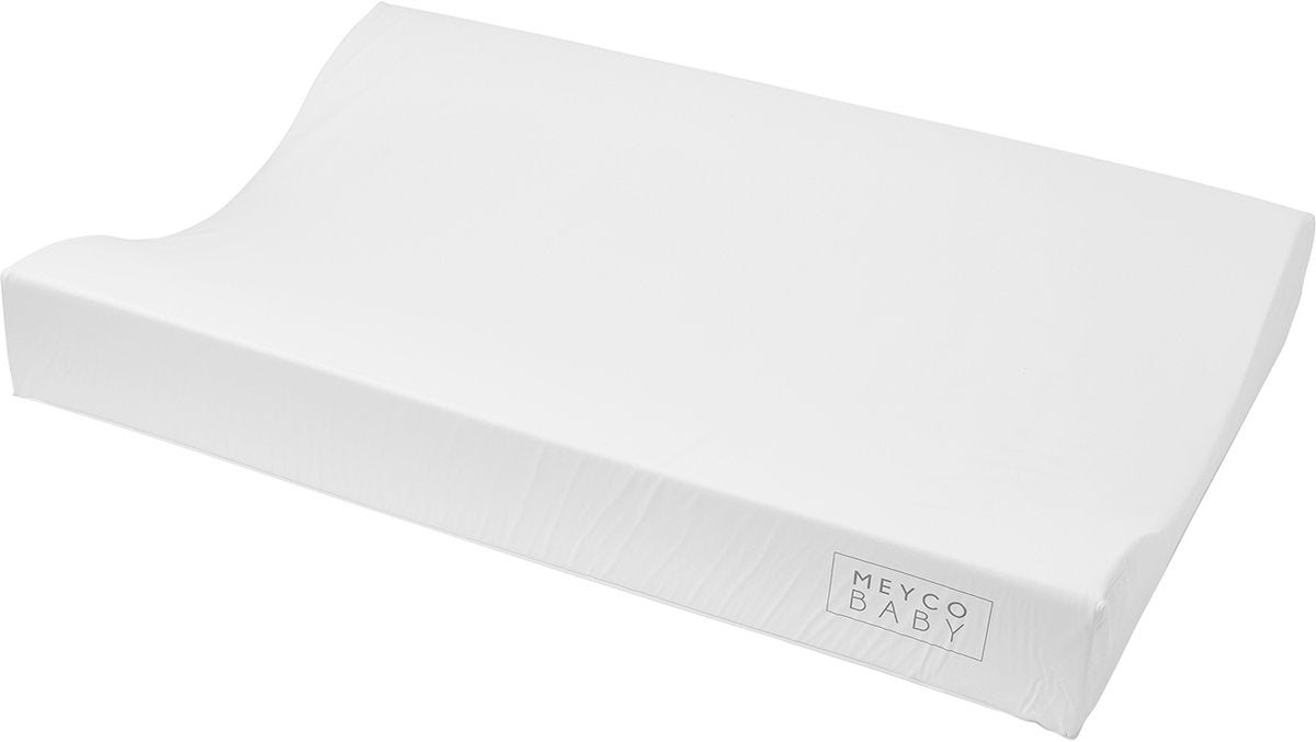 Meyco baby uni pusleunderlag - hvid - 50x70cm