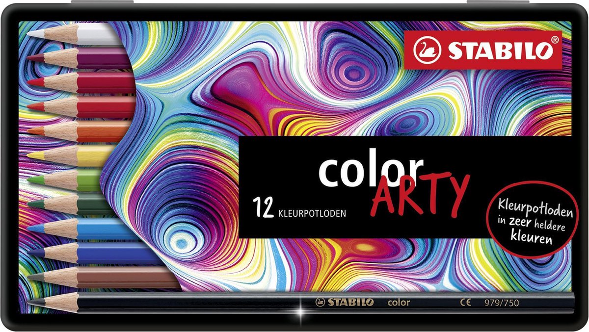 Stabilo farve - kunstfarvede blyanter 12 stk