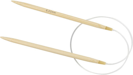 Creativ company runde strikkepinde, L: 60 cm, str. 6 mm, 1 stk