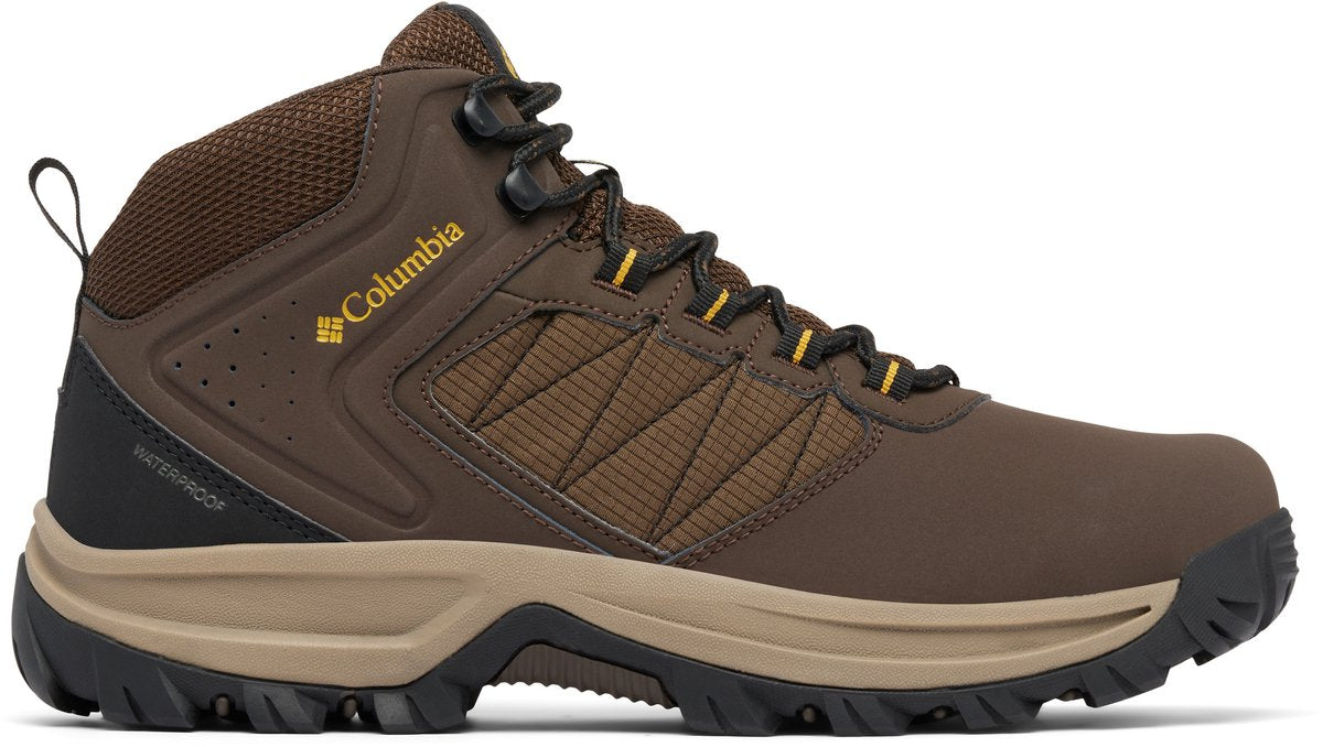 Columbia transverse™ hike vandtætte vandrestøvler til mænd - cordovan, gylden gul