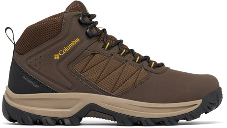 Columbia transverse™ hike vandtætte vandrestøvler til mænd - cordovan, gylden gul