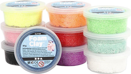 Foam clay https: www.cchobby.nl foam-clayr-glitter-diverse-colours-10x35-gr-1-doos