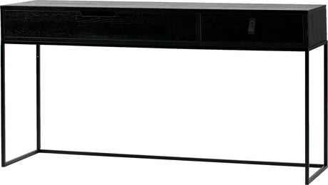 Woood silas sidetable - essen - blacknight - 74x140x40