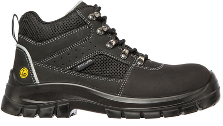 Skechers trophus - letic heren veterschoenen - zwart 43