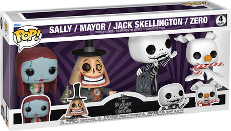 Funko pop disney: tnbc 4pk(bf)