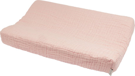 Meyco baby uni puslepudebetræk - forvasket hydrofilt - blød pink - 50x70cm