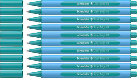 Schneider skriveredskaber schneider kuglepen - skyderkant pastel - xb - pastel ocean - 10 stykker - s-152234-10