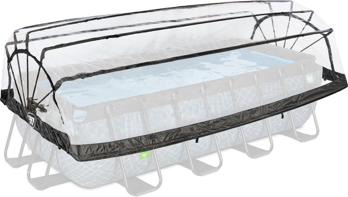 Exit toys exit zwembad overkapping 400x200cm - zwembad dome - universeel - zwembad accessoire - weerbestendig