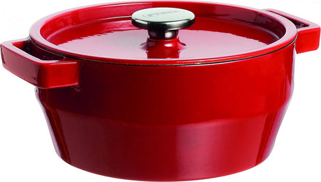 Pyrex slow cook gryde - rød - 28 cm - 6,3 l