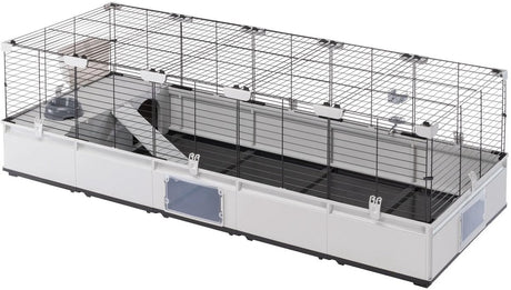 Ferplast modular 4 kooi - kooi hok - 179x72x56 cm zwart grijs