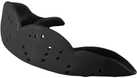 Sisu - aero 1.6 - bitje - gebitsbeschermer mondbeschermer mouthguard - maat m - donkerzwart - extra dun stevig sportbitje voor contactsporten