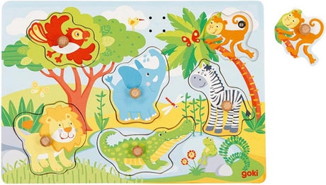 Goki puslespil - zoo dyr