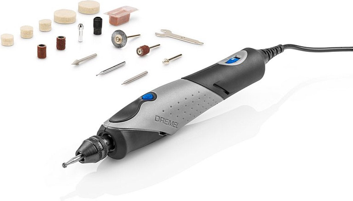 Dremel stylo+ multiværktøj - på ledning - inkl. 15 tilbehør