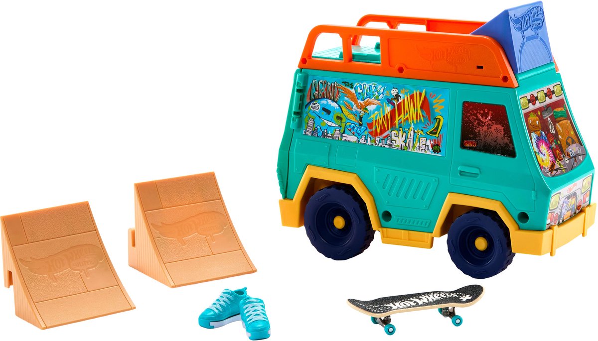 Hot wheels skate tony hawk skate van legesæt