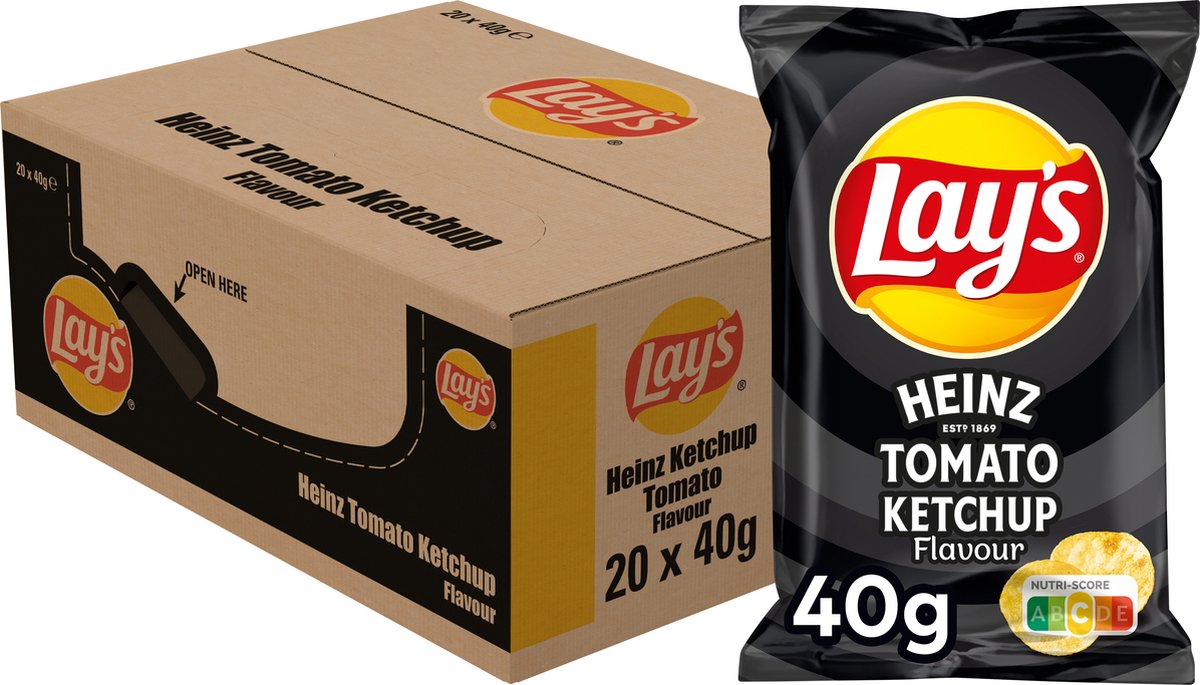 Lay's heinz tomatketchup - chips - 20 x 40 gram