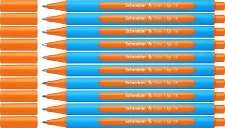 Schneider skriveredskaber schneider kuglepen - skyderkant - xb - orange - 10 stk - s-152206-10