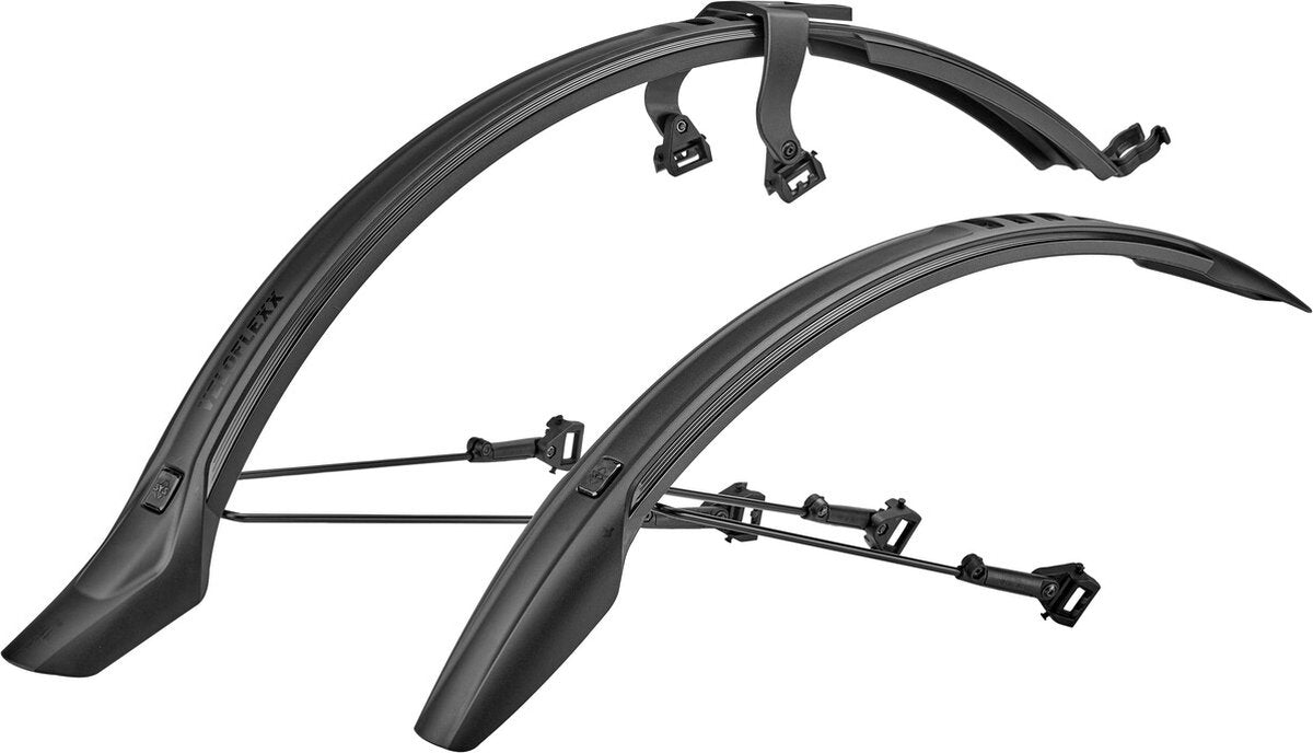Sks skærmsæt veloflexx 55 27,5-28 tommer sort 2-delt