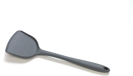 Grundlæggende kulinarisk wok-spatel - silikone - 32cm - grå
