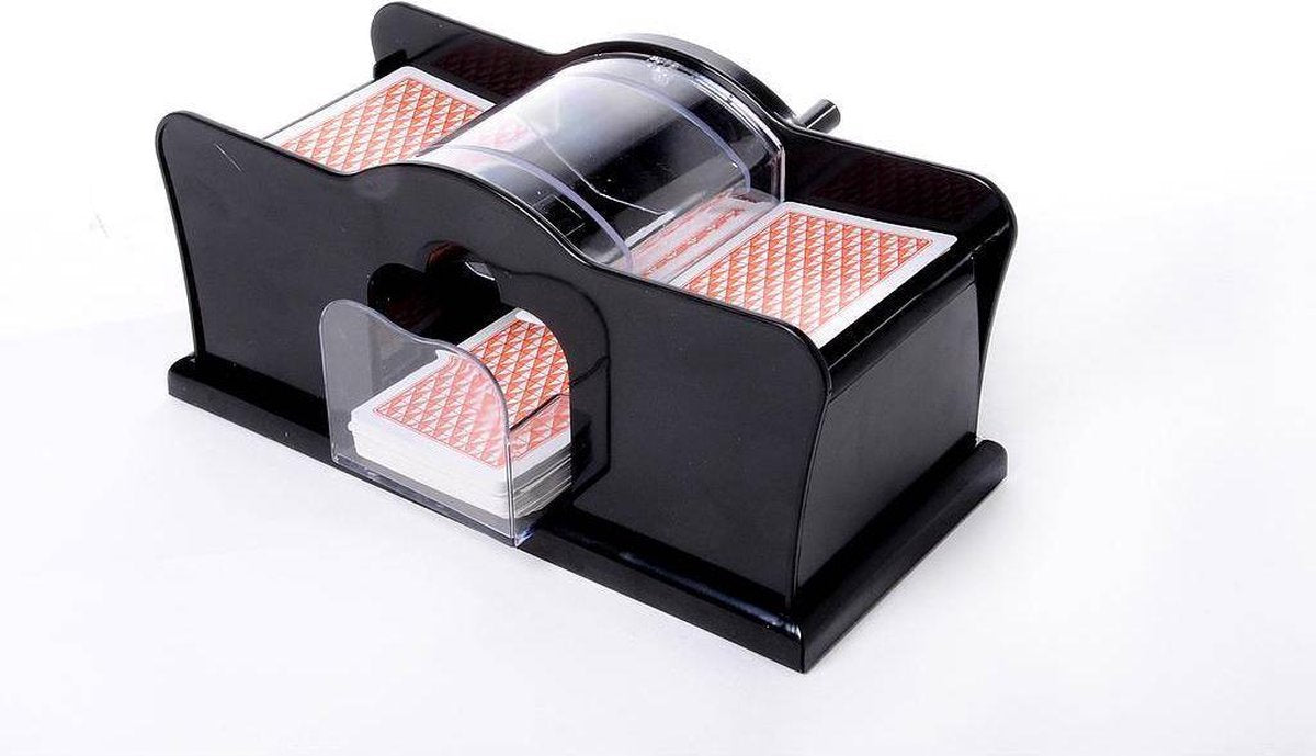 Longfield card shuffler manual - plastik kort shuffler - til brætspil, kortspil - familiespil - englehjerte