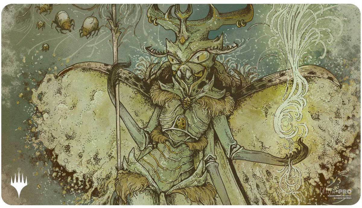 Ultrapro ultra pro - magic: the gathering - aetherdrift - aatchik, emerald radian legetæppe - dk