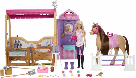 Barbie mysterier - den store hestejagt - hestedrøm stald legesæt