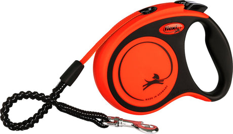 Flexi xtreme - optrækbar hundesnor - orange - s - 5 meter