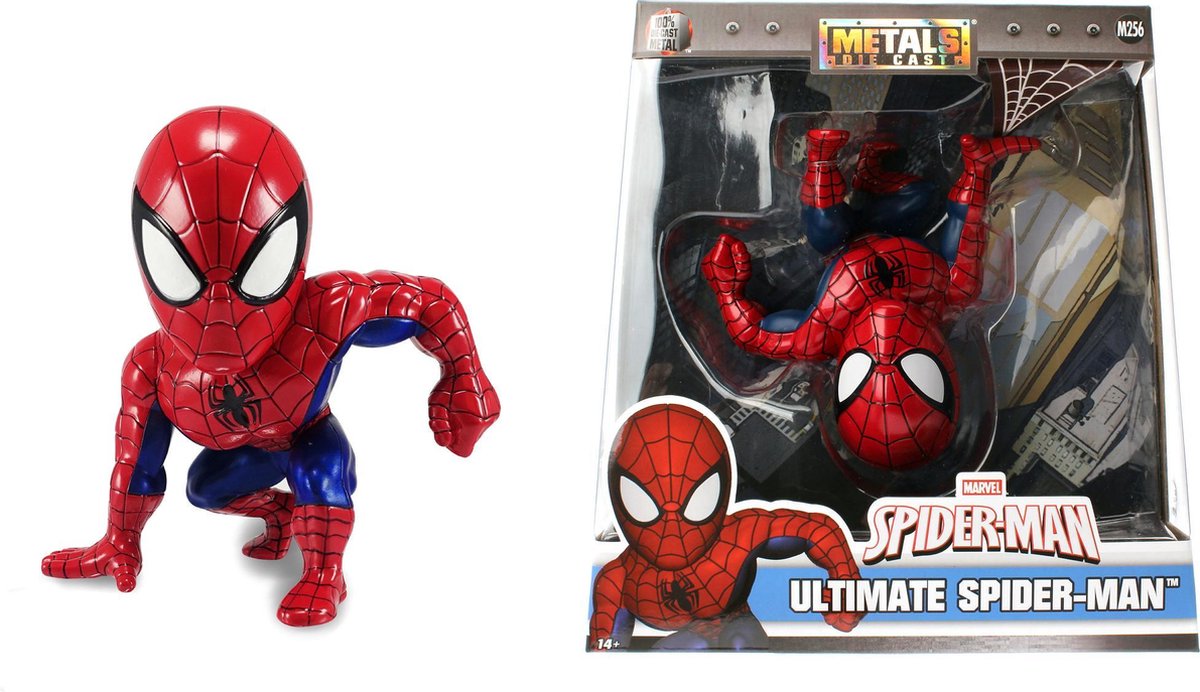 Marvel figurer simba spiderman metal (15 cm)