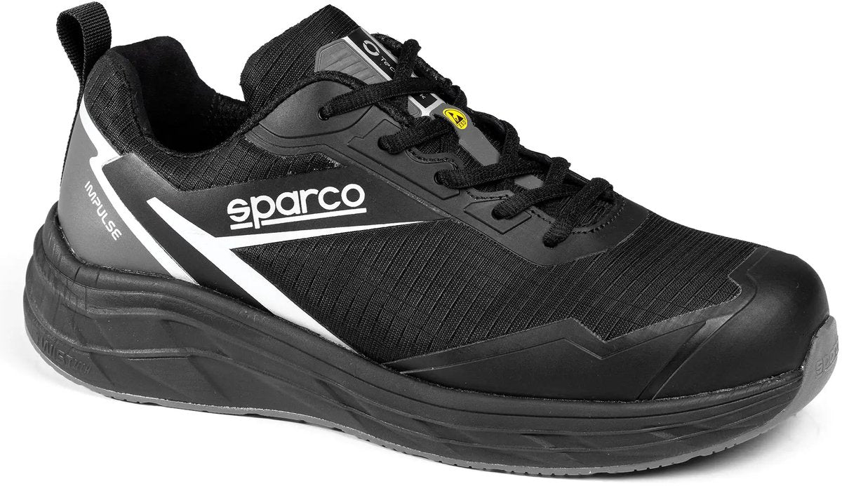 Sparco werkschoenen s3s teamwork chris esd sneaker - zwart - maat 43
