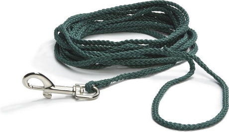 Beeztees zoeklijn - hondenriem - nylon - groen - 10m