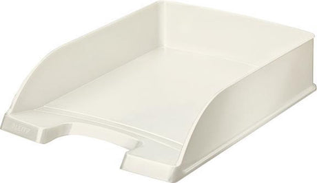 Leitz wow brevbakke - a4 - hvid metallic