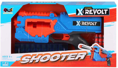 Lobbes legetøj fx shooter x revolt - med 12 bløde pile