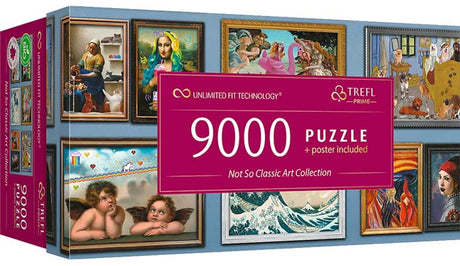 Trefl puslespil kunstsamling - ikke så klassisk kunstsamling 9000 brikker fsc.