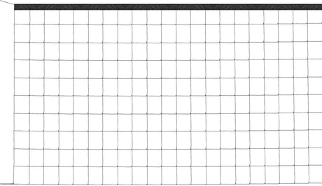 Avento get go volleybalnet - 9.5 x 1 m - zwart - inclusief ophangkoorden