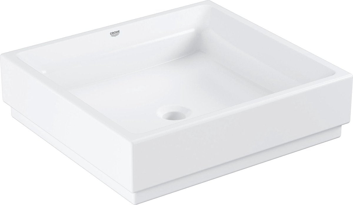Grohe kube keramisk håndvask 50 - keramik - 50 x 47 cm - antibakteriel belægning - hvid