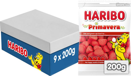 Haribo skum jordbærpose (9x 200gr)