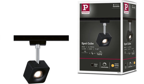 Paulmann 230v skinnesystem lampe 96923 LED permanent indbygget n a effekt: 8 w varm hvid n a
