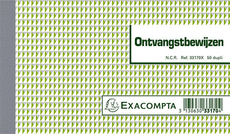 Exacompta kvittering (kvitteringshæfte) 10,5x18 dupli nl