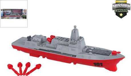 Van Manen Veenendaal BV missionskontrol flådeskib med skydefunktion, 24cm