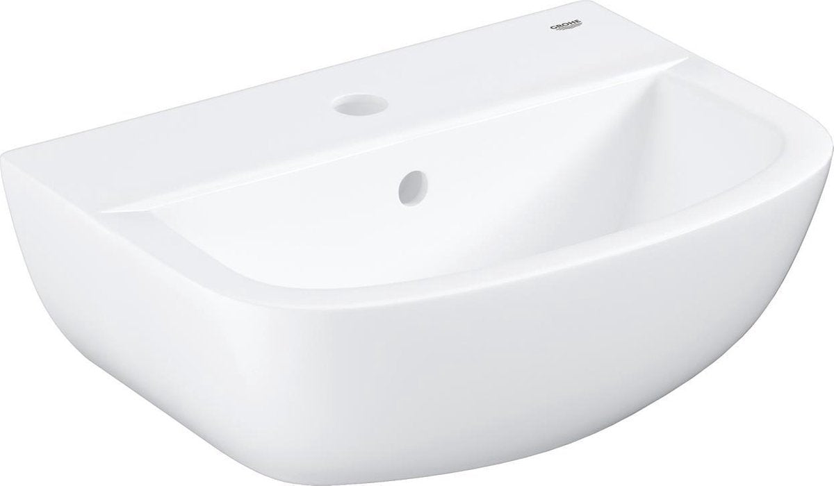 Grohe bau keramisk håndvask 45 - hanehul med overløb - 45,3x35,4 cm - alpin hvid