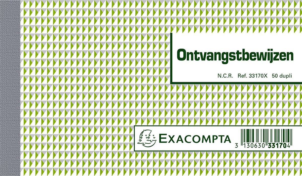 Exacompta kvittering (kvitteringshæfte) 10,5x18 dupli nl