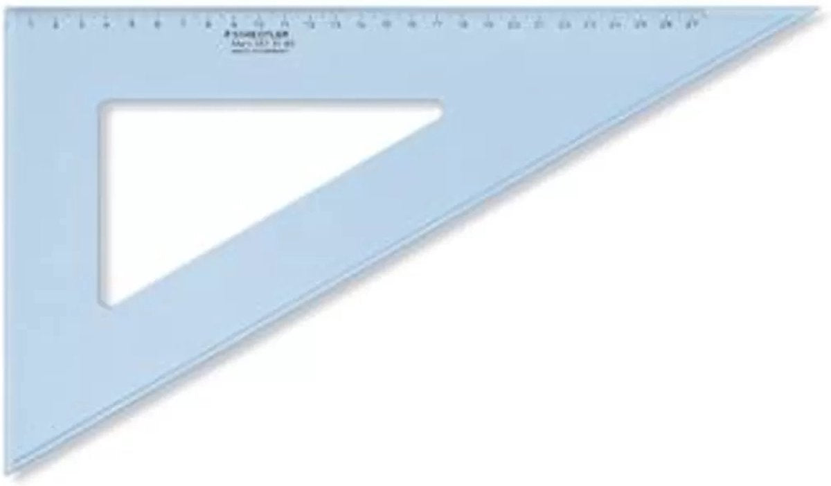 Staedtler trekant. nulpunkt på hjørnet - 31 cm 60°