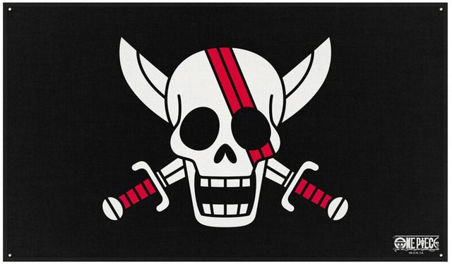 Et stykke rødt hår pirater unisex flag - flerfarvet - standard